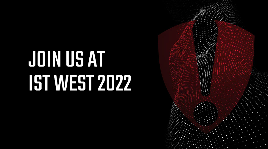 A graphic inviting users to join us at IST West 2022.