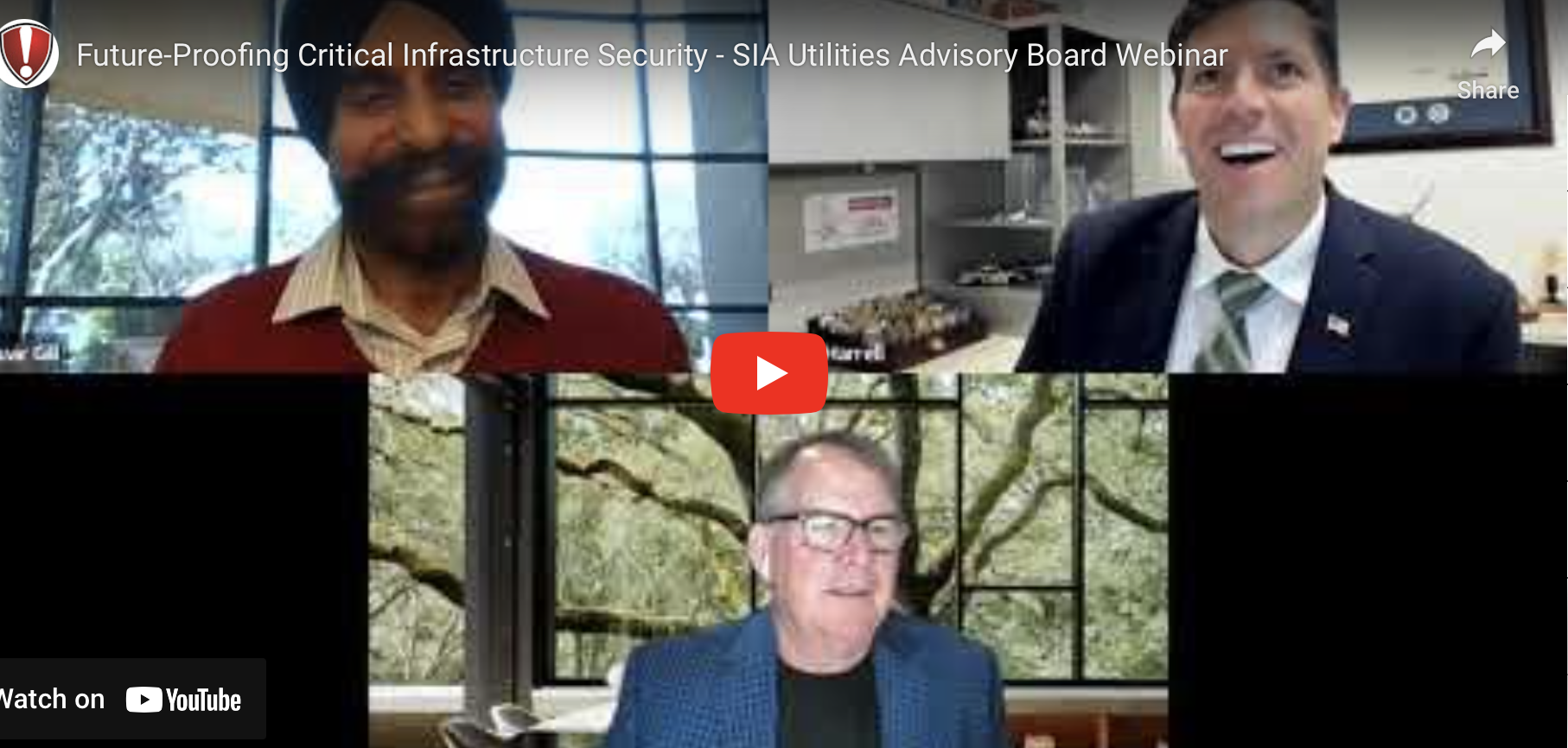 Future-Proofing Critical Infrastructure Security - SIA Utilities Advisory Board Webinar